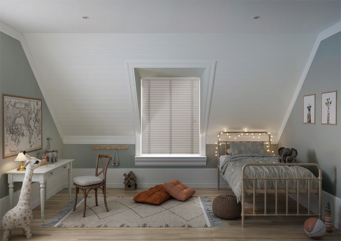 Origin Deluxe, Cosmopolitan Grey - Motorised Venetian Blind - Image 7